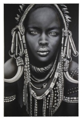 Cadre ethnique femme africaine
