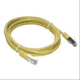 MCL RJ45/RJ45 0.5m Cat5e U/UTP (UTP) Jaune