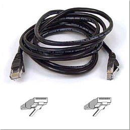 Belkin Cable patch CAT5 RJ45 snagless 0.5mBlack