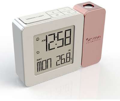 Réveil RM338P à Projection Classique Rose