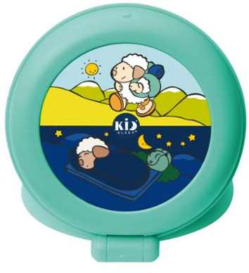 ClaessensKids Réveil KidSleep Globetrotter Vert