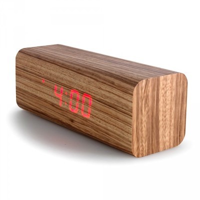 Réveil en Bois LED Deluxe