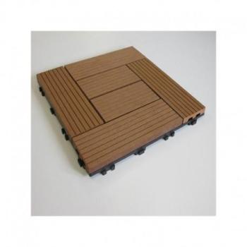 Pack dalle de terrasse 1m² bois composite classic