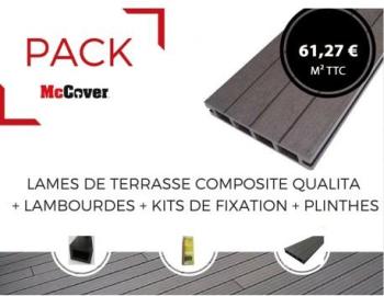 PACK lame de terrasse composite Qualita ACCESSOIRE