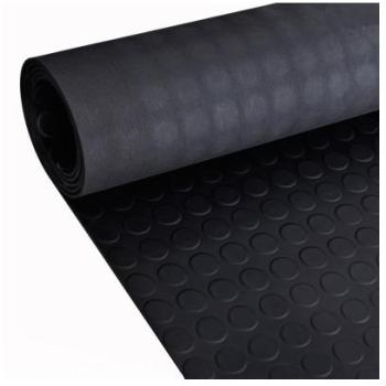 VidaXL Tapis de sol antidérapant En caoutchouc 2 x