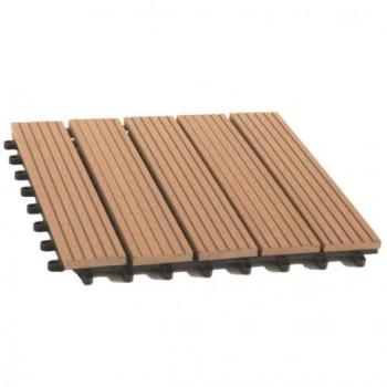 Pack dalle de terrasse 1m² bois composite modular