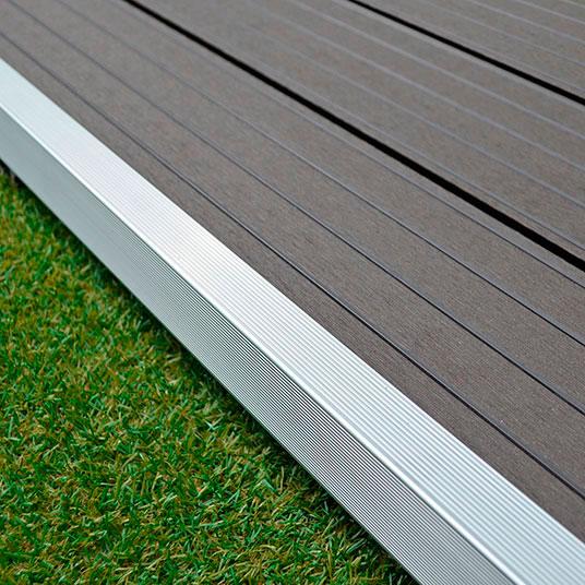 Profilé de finition aluminium terrasse composite
