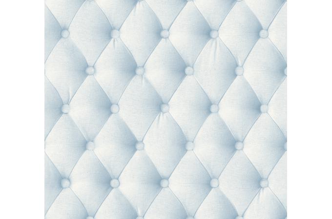 Papier peint capitoné bleu clair Declikdeco