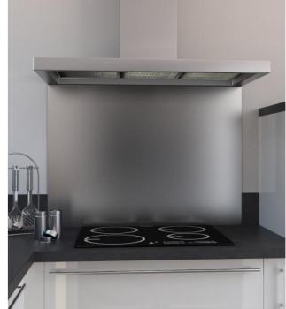 Fond de hotte cuisine Inox L60 x P65 x E1,1 cm