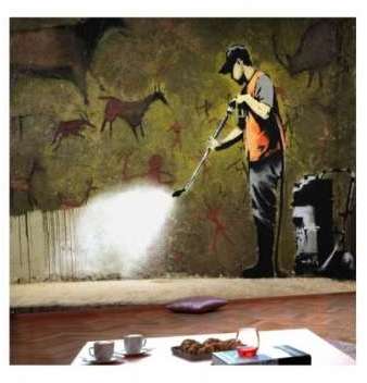 Papier Peint - Banksy - Cave Painting - Bimago - B