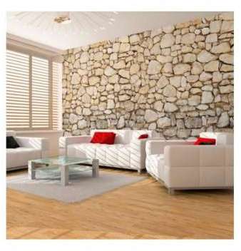 Papier Peint - Trompe-loeil - Pierre - Bimago - B