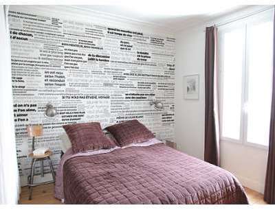 Papier peint PROVERBES en Noir et Blanc Panoramique Papier peint PROVERBES en