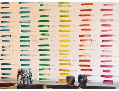 Papier peint NUANCIER United Colors of Ohmywall Papier peint NUANCIER United