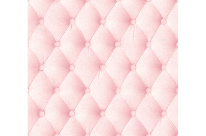 Papier peint capitoné rose poudré Declikdeco