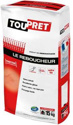 Le reboucheur cachet rouge Toupret (15kg) : enduit