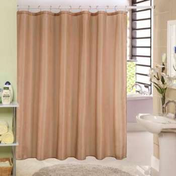 Rideau de douche paillette taupe
