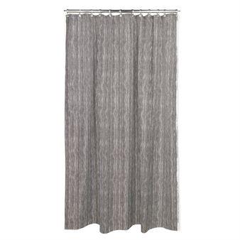 Rideau de douche Varvunraita noir-blanc