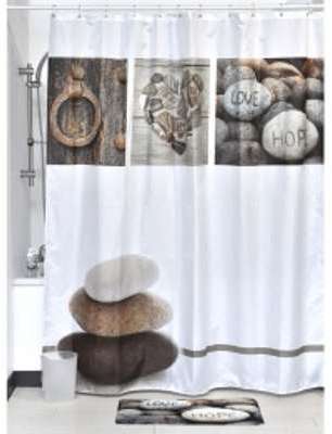 Rideau de douche (H 200 cm) Design Nature Rideau de douche (H 200 cm)