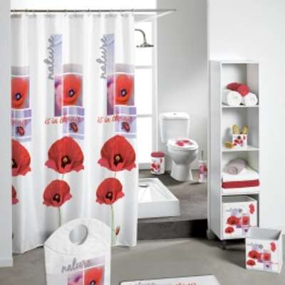 Rideau de douche Coquelicot Premium