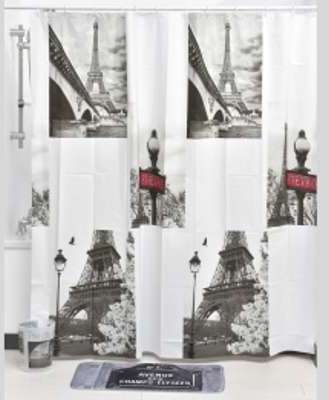 Rideau de douche Love City