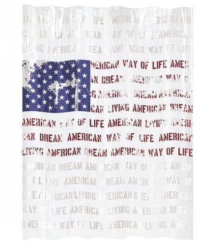 Rideau de douche USA Blanc PLANETE BAIN - Spécialiste Rideau de douche USA Blanc