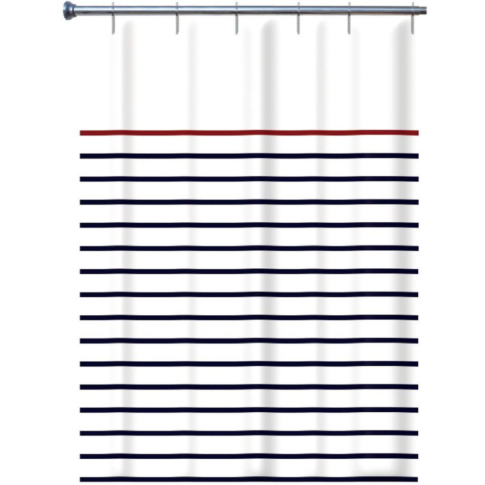 Rideau textile Arvix - Motif Marinière - Longueur