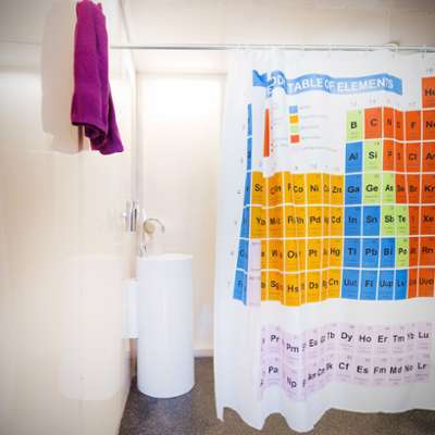 Rideau de douche Tableau périodique Rideau de douche Tableau périodique