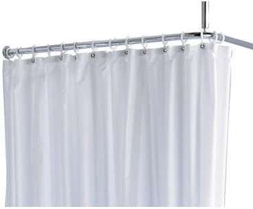 Keuco Plan Rideau de douche uni écru 1800 mm 100%