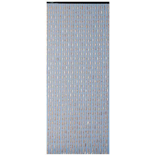 Rideau de porte E511 perles de bois olives - 90x20