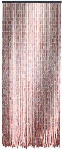 Rideau de porte en bambou et perles de bois -200x9