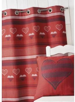 Rideau dameublement jacquard à motifs
