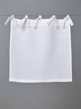 Brise bise en lin blanc