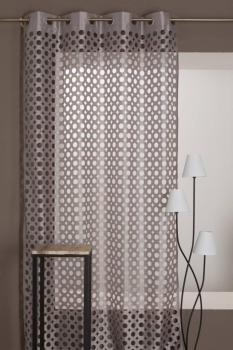 Rideau Lasercut Motif Ronds et Etoiles
