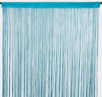 Rideau à fils FILOU (90x200cm) Bleu