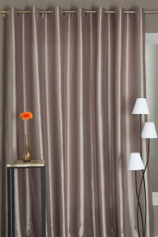 Rideau Grande Largeur 290 x 250 cm Effet Satiné Cl