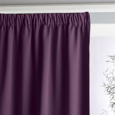 Rideau occultant double face galon fronceur, VODA