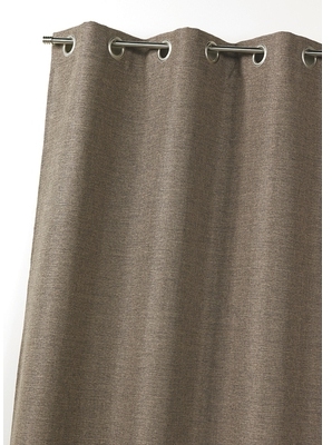 Rideau en toile effet lin isolant thermique