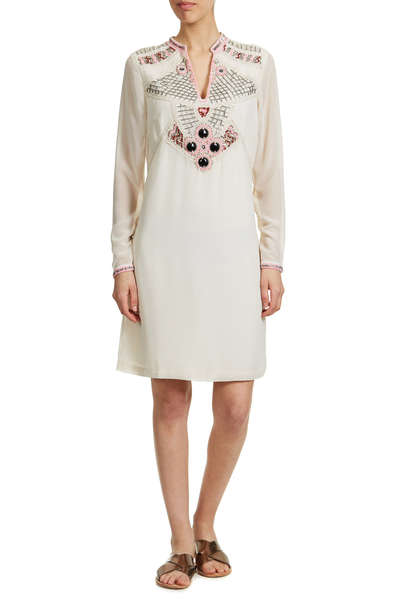 Robe Nina Kaufmann Beige Femme