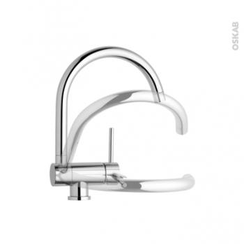 Robinet de cuisine TEET Mitigeur rabattable Chromé