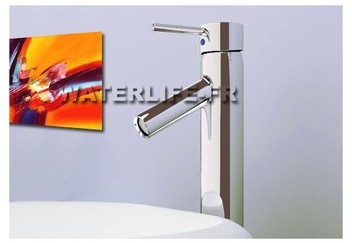 Robinet Mitigeur Modèle haut contemporain pour Vas