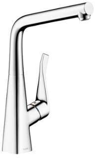 Hansgrohe Metris Mitigeur cuisine rabattable chrom