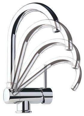 Robinetterie cuisine MITIGEUR RABATTABLE Chromé CR