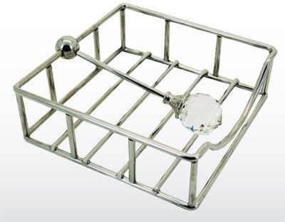 Porte-serviettes de table métal Diamant Porte-serviettes de table