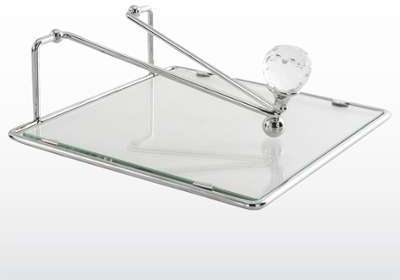 Porte-serviette de table verre et diamant Porte-serviette de table verre
