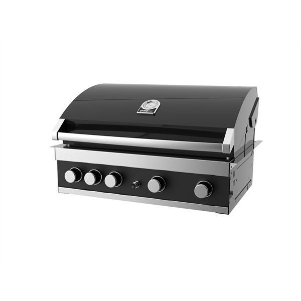 Maxim GTI4B-V Build In - Barbecue à Gaz - noir/H x