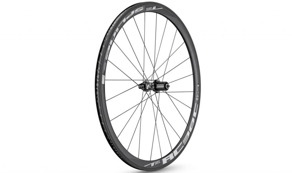 Roue Arrière DT Swiss RC38 Spline 2016 - Carbone -