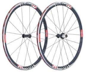 Paire de Roues Vision TriMax Carbon 35 - Alu/Carbo