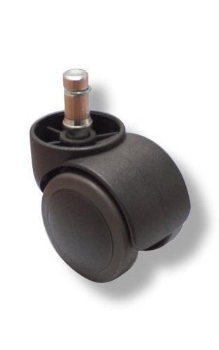 5 roulettes pour sols durs 11mm / 50mm, roulettes