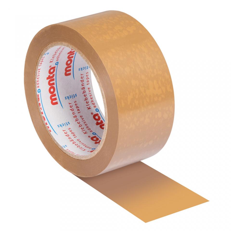 6 rubans adhésifs PVC Monta 283 havane 50 mm x 100 6 rubans adhésifs PVC Monta