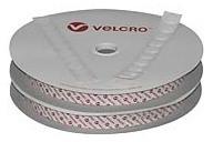 Pastilles Velcro 25 mm en rouleau de 900 past - blanc Pastilles Velcro 25 mm en